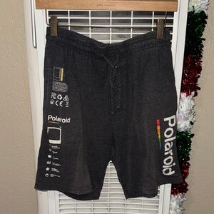 Polaroid Charcoal Athletic Men's Shorts